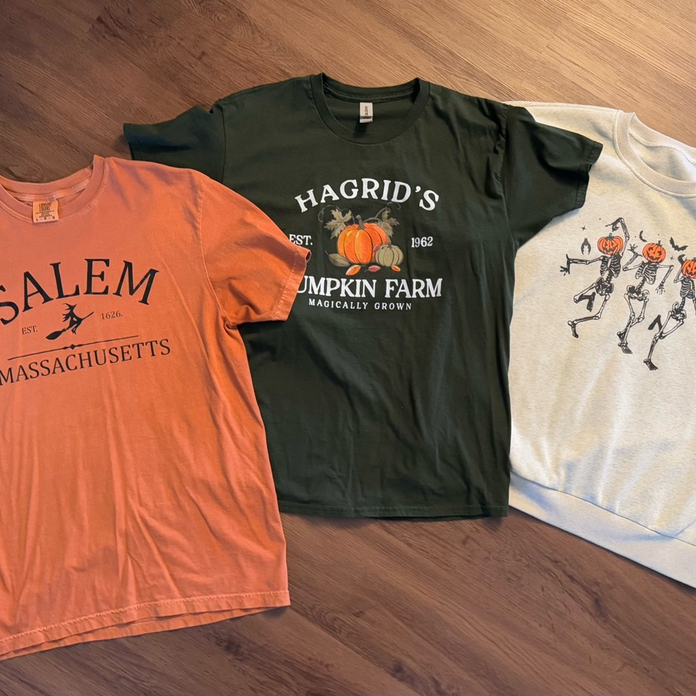 Women’s Fall/Halloween Top Bundle (L/XL)